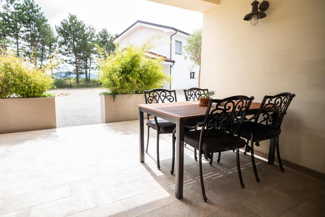 Apartments Kras 24 With Pool Sezana Bagian luar foto